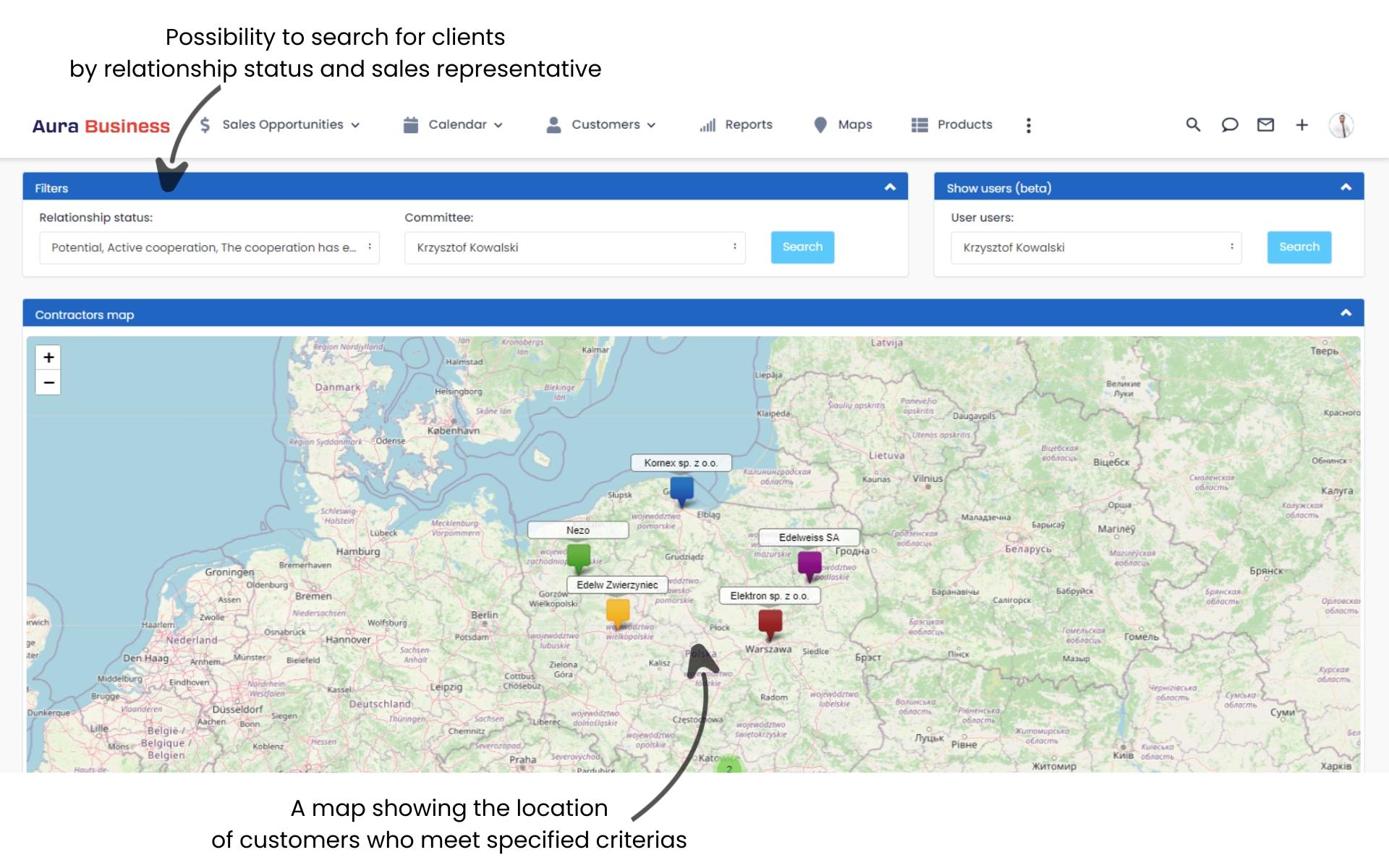 Mobile app for employee location tracking