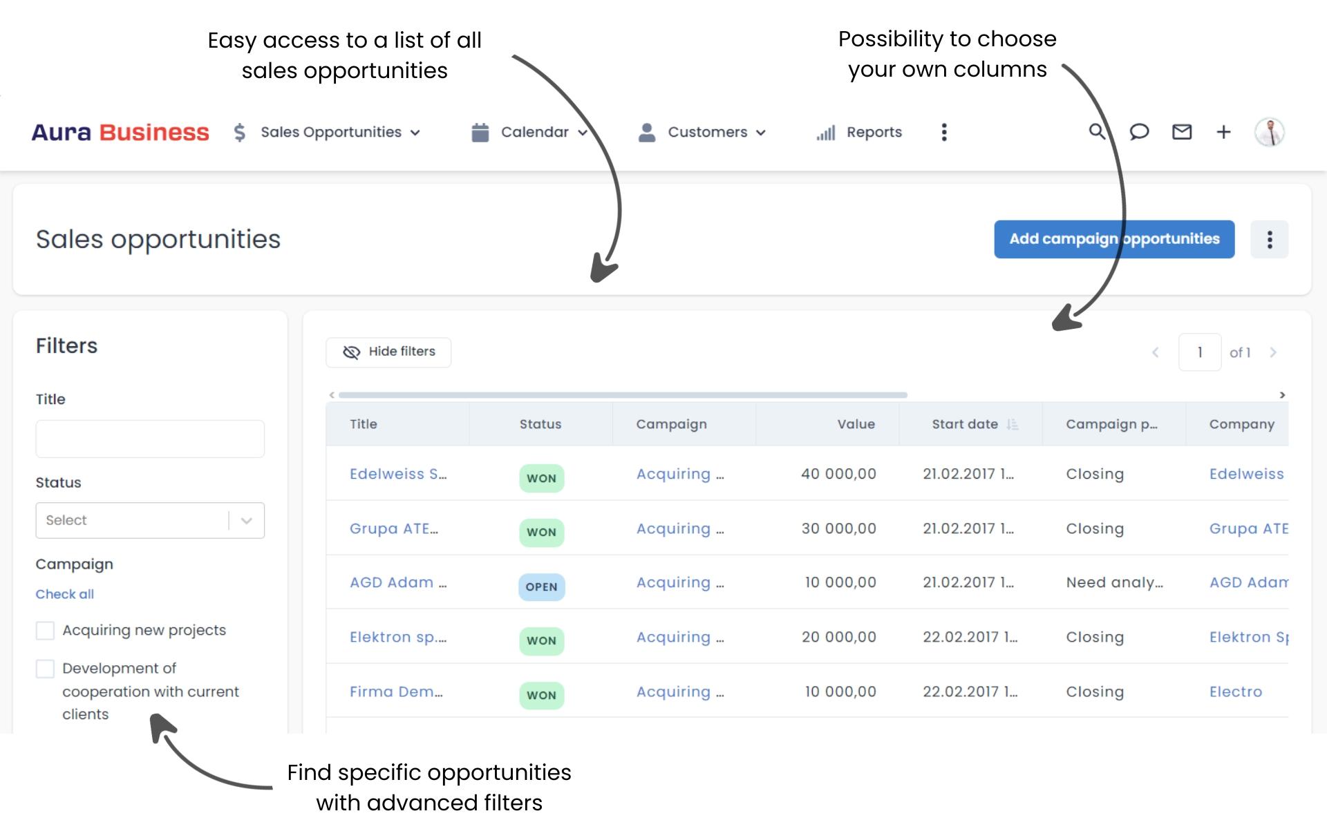 Filling in reasons for lost sales opportunities by a salesperson – efficiently suggesting product offer improvements based on CRM data analysis
